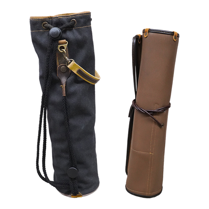 PDH - Leather Drum stick bag SW-DSB-415A レザー製スティックケース(8セット対応)とキャンバスバッグのセット
