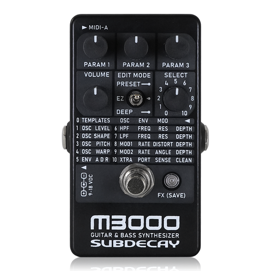 Subdecay - M3000 | ギターシンセ ベースシンセ エフェクター