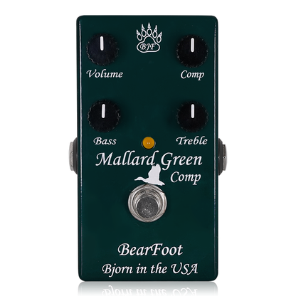 BearFoot Fx - Mallard Green Comp | コンプレッサー ギター エフェクター