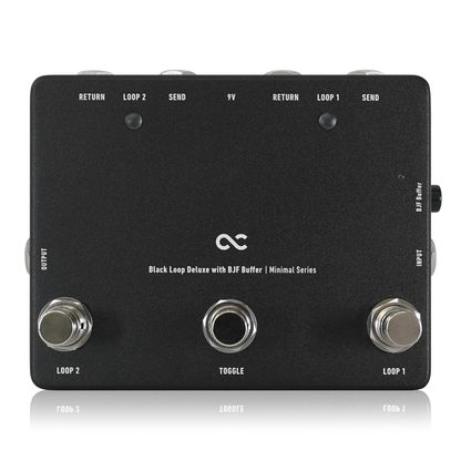 One Control - Minimal Series Black Loop Deluxe with BJF Buffer | 2ループ スイッチャー