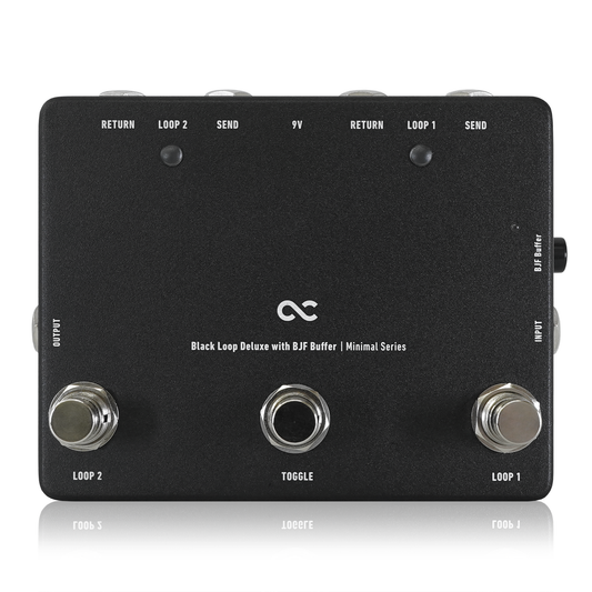 One Control - Minimal Series Black Loop Deluxe with BJF Buffer | 2ループ スイッチャー