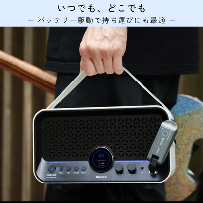 Mooer - F15i Li | コンボアンプ ギター アンプ タッチスクリーン搭載 15Wステレオ(7.5W+7.5W)出力 デスクトップアンプ スピーカー