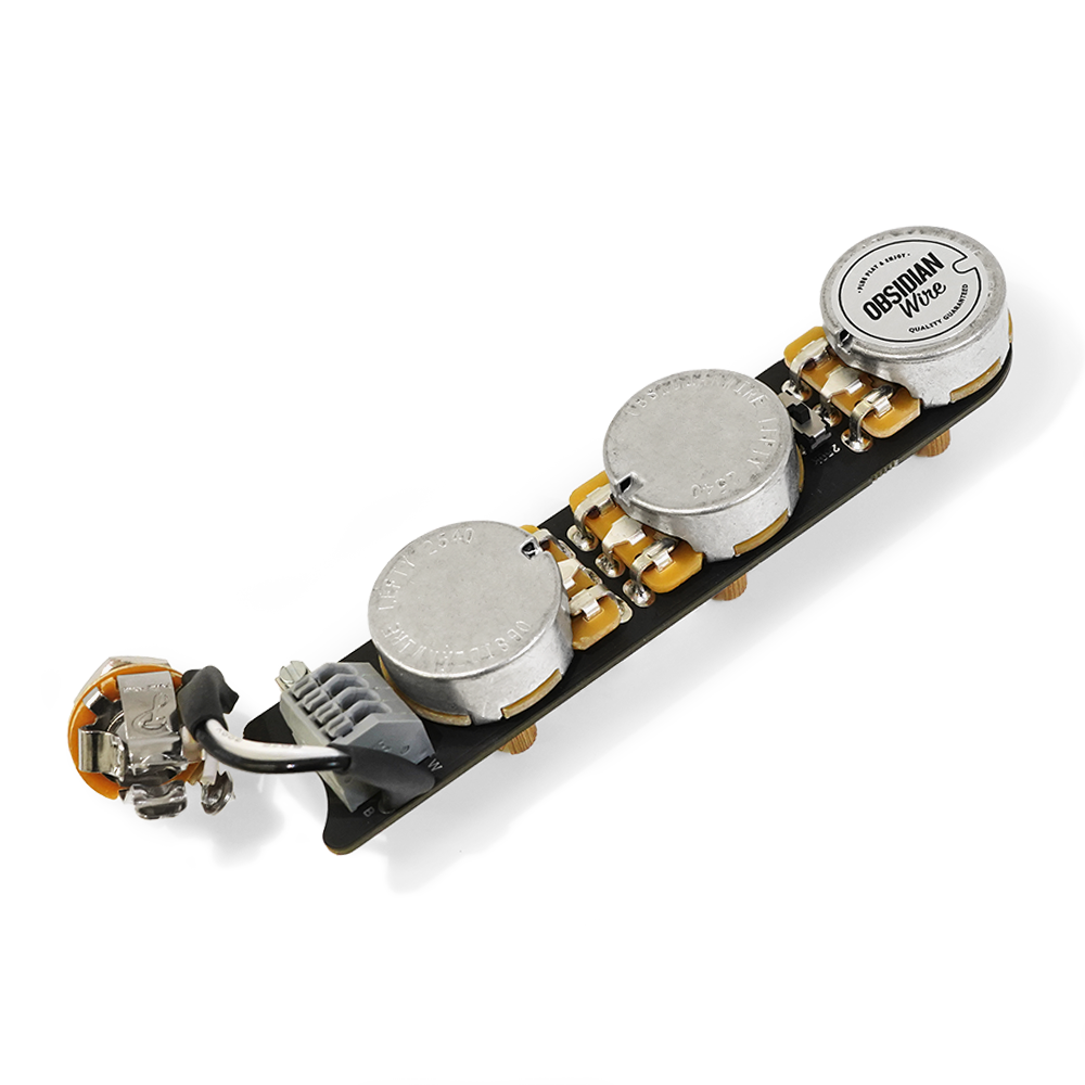 ObsidianWire - ObsidianWire for LEFTY Jazz Bass | ベースパーツ ジャズべース 配線済みハーネス 左利き用