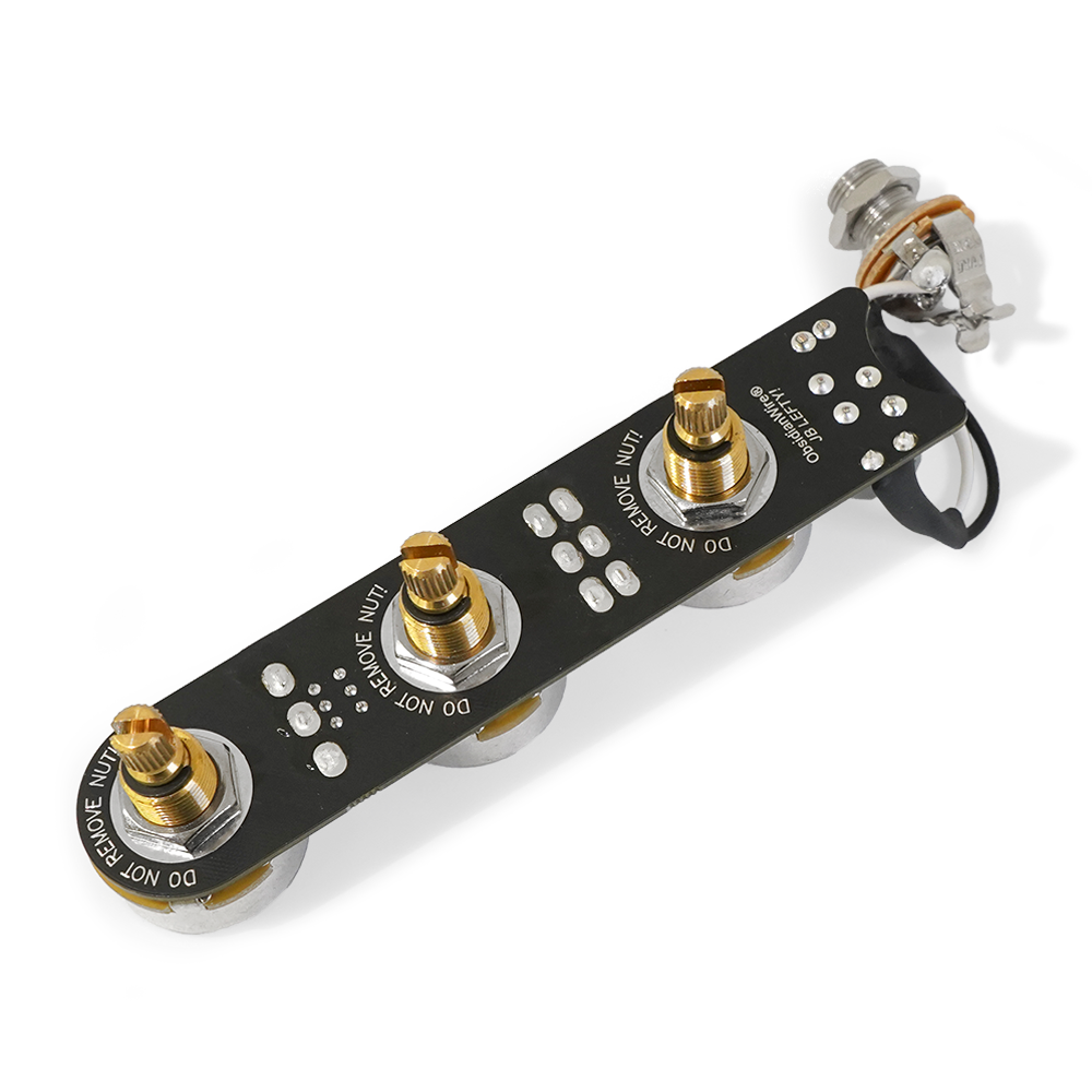 ObsidianWire - ObsidianWire for LEFTY Jazz Bass | ベースパーツ ジャズべース 配線済みハーネス 左利き用