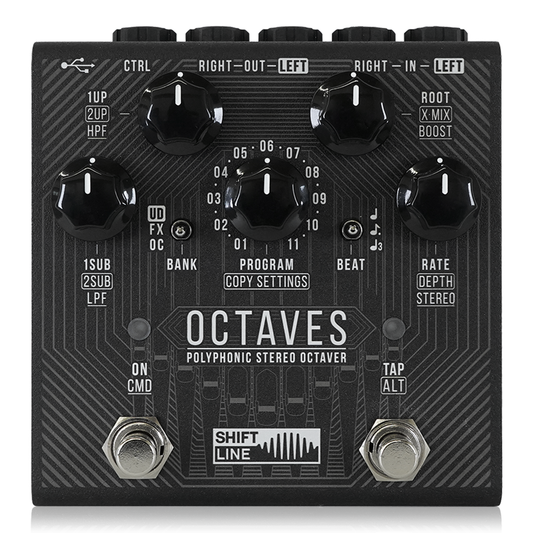 Shift Line - Octaves | オクターバー ギター ベース エフェクター