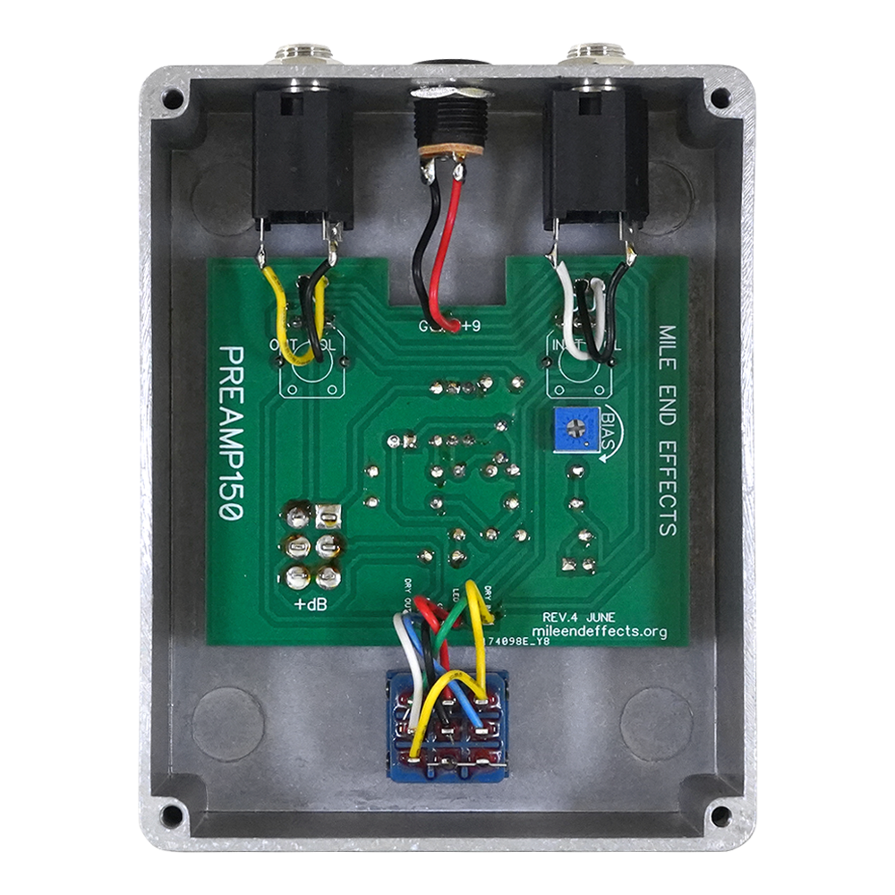 Mile End Effects - PREAMP 150 | プリアンプ ブースター ギター エフェクター