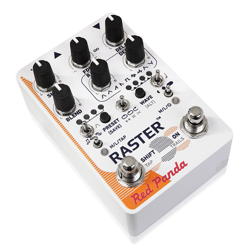 Red Panda RASTER ギターエフェクター Red Panda Raster V2 / ディレイ ギター エフェクター – NINEVOLT