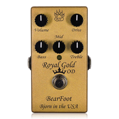 BearFoot Fx - Royal Gold OD | オーバードライブ ギター エフェクター