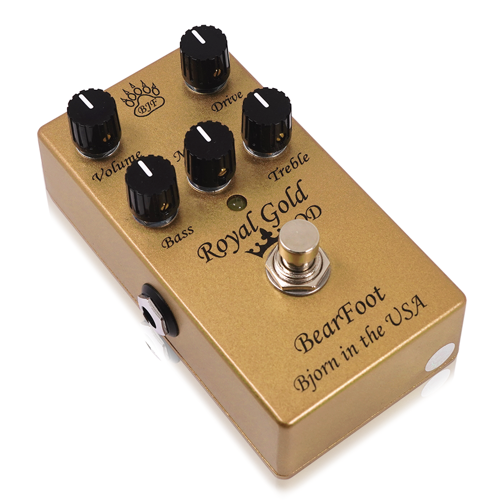 BearFoot Fx - Royal Gold OD | オーバードライブ ギター エフェクター