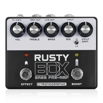 Tronographic - Rusty Box Japan Edition | ベースプリアンプ ベース Tronographic - Rusty Box Japan Edition | ベースプリアンプ ベース