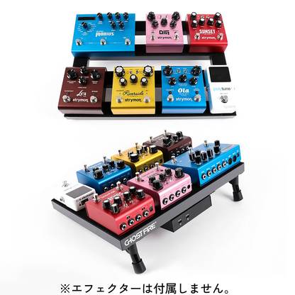 【2/27 16:00まで5%OFF!】Ghost Fire - S-Series SPL-03 | ボードサイズ 約42×32cm・720g 超軽量 エフェクターボード ペダルボード 専用バッグ付き