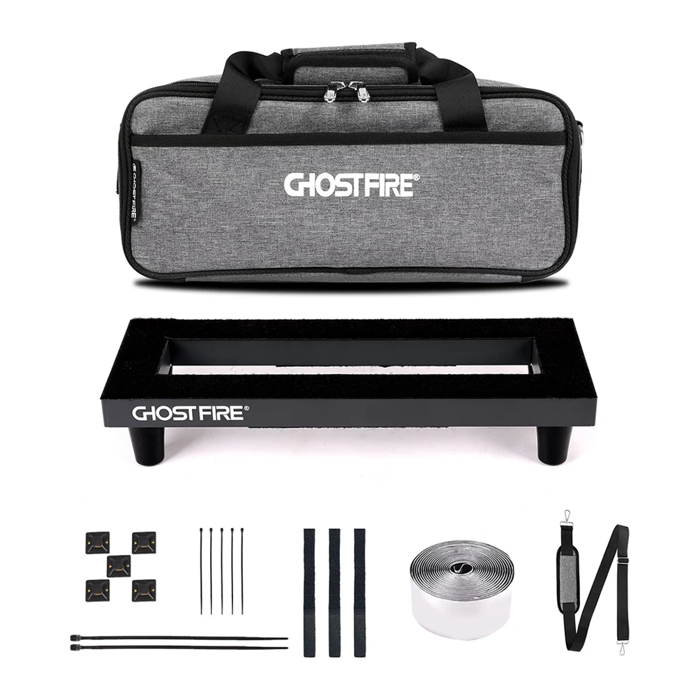 Ghost Fire - S-Series SPL-01 | ボードサイズ 約35×14cm・380g 超軽量 エフェクターボード ペダルボード 専用バッグ付き