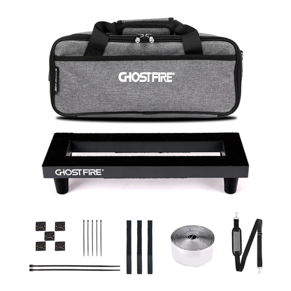 Ghost Fire - S-Series SPL-01 | ボードサイズ 約35×14cm・380g 超軽量 エフェクターボード ペダルボード 専用バッグ付き