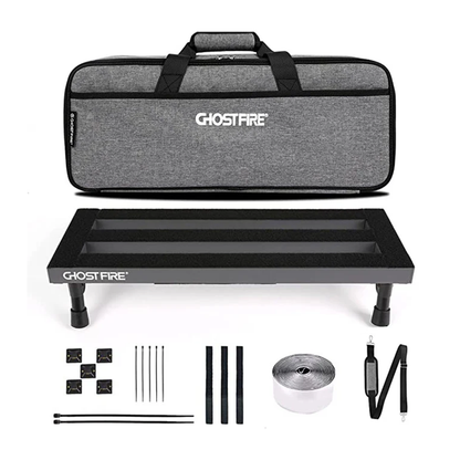 Ghost Fire - S-Series SPL-02 | ボードサイズ 約50×18cm・660g 超軽量 エフェクターボード ペダルボード 専用バッグ付き