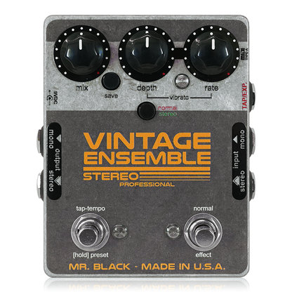 Mr. Black - Stereo Vintage Ensemble Professional | コーラス ヴィブラート ギター エフェクター