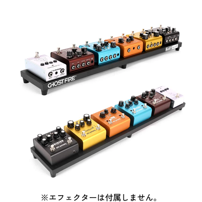 【2/27 16:00まで5%OFF!】Ghost Fire - V-Series BabyMax | ボードサイズ 約70×14cm・780g アルミニウム合金 エフェクターボード ペダルボード 専用バッグ付き