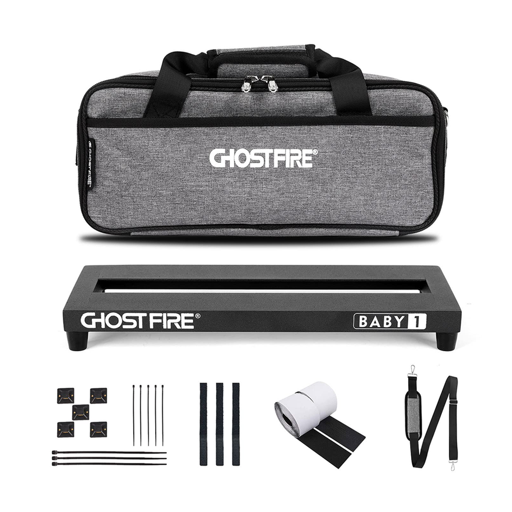 Ghost Fire - V-Series Baby1 | ボードサイズ 約35×14cm・440g アルミニウム合金 エフェクターボード ペダルボード 専用バッグ付き