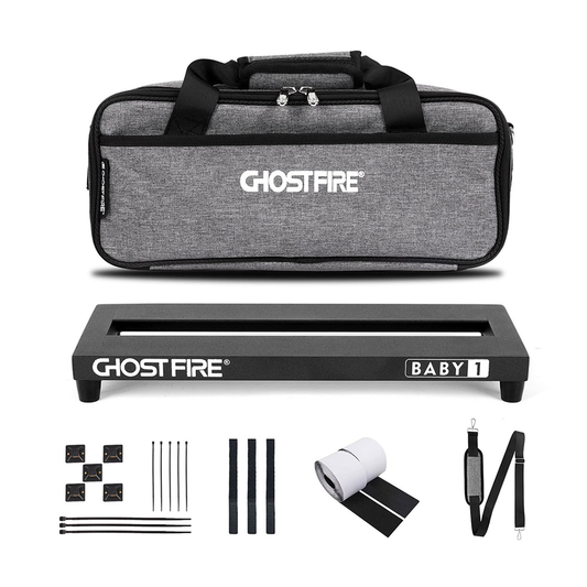 Ghost Fire - V-Series Baby1 | ボードサイズ 約35×14cm・440g アルミニウム合金 エフェクターボード ペダルボード 専用バッグ付き