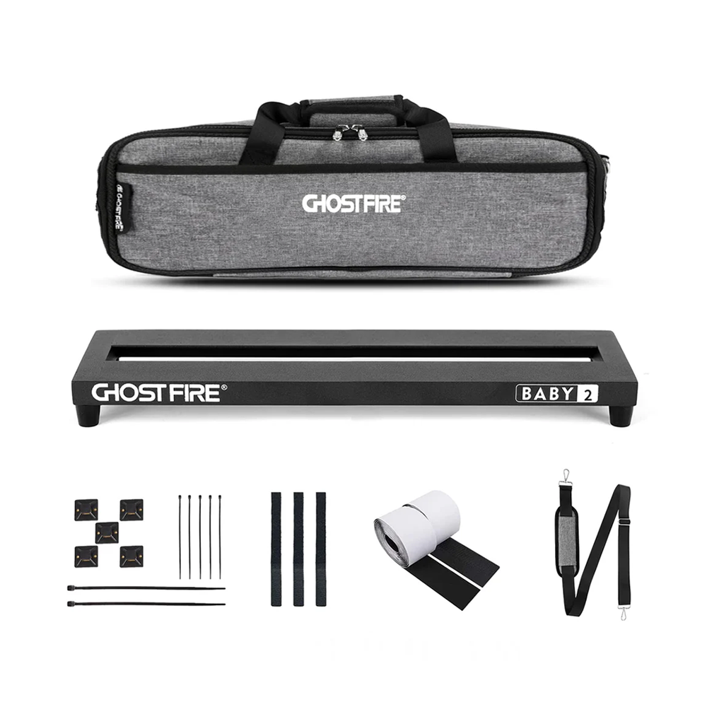 【2/27 16:00まで5%OFF!】Ghost Fire - V-Series Baby2 | ボードサイズ 約51×14cm・600g アルミニウム合金 エフェクターボード ペダルボード 専用バッグ付き