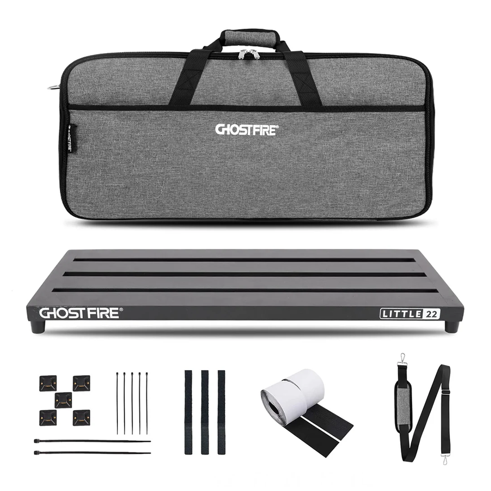 Ghost Fire - V-Series Little22 | ボードサイズ 約56×25cm・1.24kg アルミニウム合金 エフェクターボード ペダルボード 専用バッグ付き