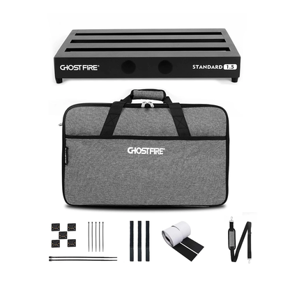 Ghost Fire - V-Series Standard1.5 | ボードサイズ 約50×30cm・1.28kg アルミニウム合金 エフェクターボード ペダルボード 専用バッグ付き