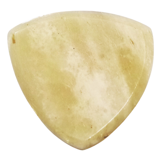 水牛の骨で作られた天然素材のトライアングル (おにぎり型) ピック 3.0mm | Animals Pedal - Wild Picks (BB-TC-N-WH) Buffalo Bone Tri Pick Chamfer White 3mm 【ゆうパケット対応可能】