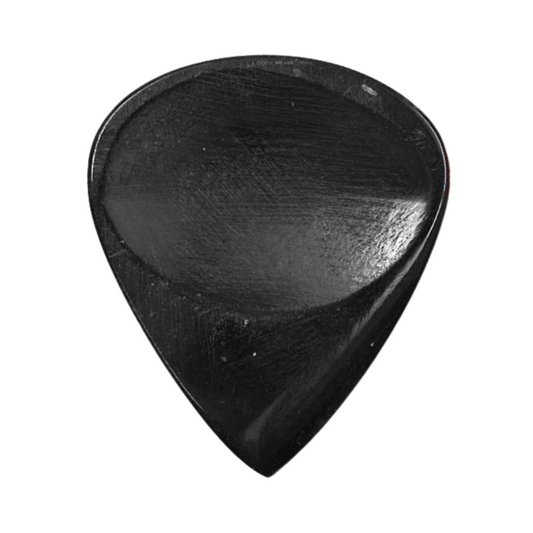 牛の角で作られた天然素材の ジャズピック 2.5mm 右利き用 | Animals Pedal - Wild Picks (CHR-JP-DD-BK-S) Cow Horn Jazz Pick Double Dent Black Small スモールサイズ 【ゆうパケット対応可能】