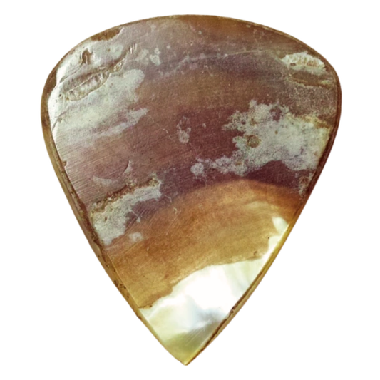 貝殻で作られた天然素材のティアドロップピック 2.0～3.0mm | Animals Pedal - Wild Picks (MOP-TD-N-WH)　Mother of Pearl Tear Drop White 2mm～3mm 真珠貝 【ゆうパケット対応可能】