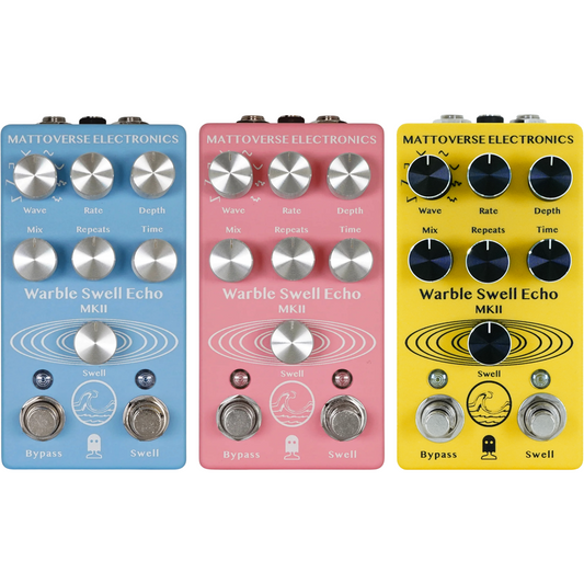 Mattoverse Electronics - Warble Swell Echo MKII | ディレイ ギター エフェクター