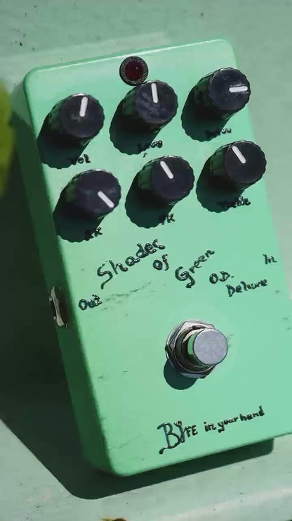 One Control - BJFE in your hand series Shades Of Green O.D. Deluxe | オーバードライブ ギター エフェクター