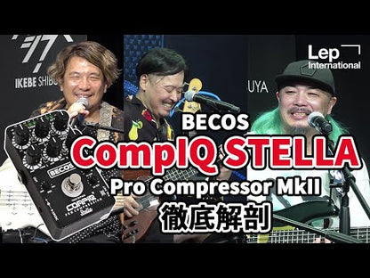 BECOS - CompIQ STELLA Pro Compressor MkII | コンプレッサー ギター ベース エフェクター