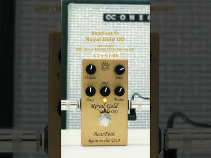 BearFoot Fx - Royal Gold OD | オーバードライブ ギター エフェクター