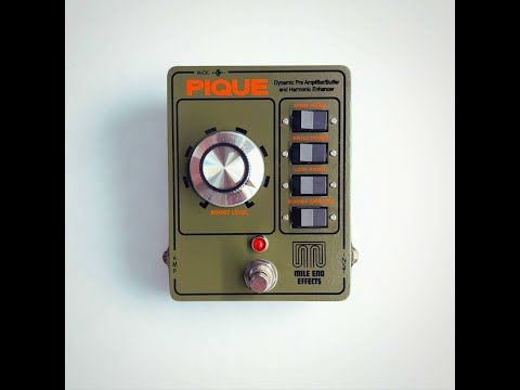 Mile End Effects - PIQUE | プリアンプ ブースター ギター