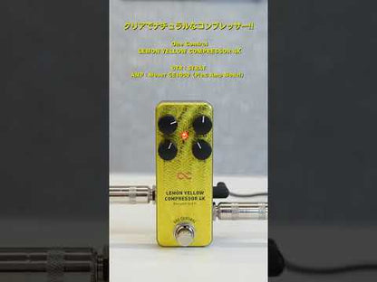 One Control - LEMON YELLOW COMPRESSOR 4K | コンプレッサー ギター ベース エフェクター