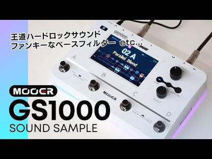 Mooer - GS1000 Li | マルチエフェクター プロファイラー タッチパネルディスプレイ AIイコライザー搭載 Bluetooth ギター エフェクター