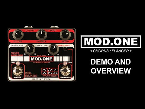 Mr. Black - Mod.One | コーラス フランジャー ギター エフェクター