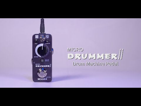 Mooer Micro Drummer II / ドラムマシン ギター エフェクター – NINEVOLT