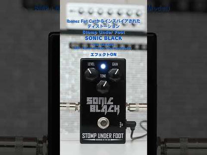 Stomp Under Foot - SONIC BLACK | ディストーション ギター エフェクター