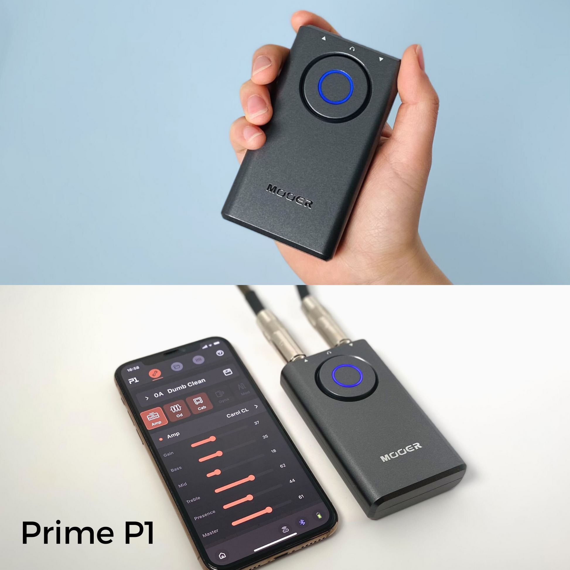 MOOER Prime P1 & GWF4 セット Mooer Prime P1 + GWF4 + Air P10 セット / マルチエフェクター