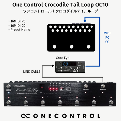 One Control　Crocodile Tail Loop OC10　/ スイッチャー ギター ベース エフェクター