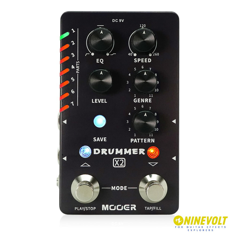 Mooer  DRUMMER X2  / ドラムマシン ギター エフェクター