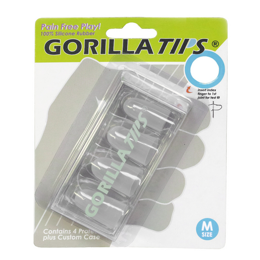 Gorilla Tips　Medium Clear　/ ギター用指サック　【ゆうパケット対応可能】