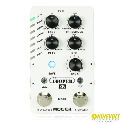 Mooer  LOOPER X2  / ルーパー ギター エフェクター