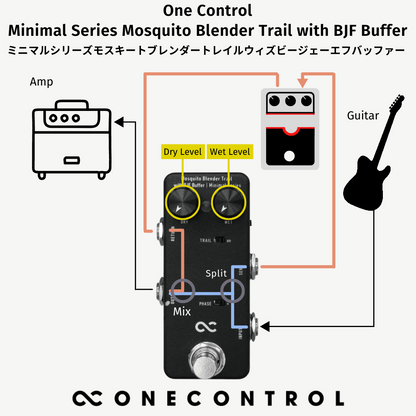 One Control　Minimal Series Mosquito Blender Trail with BJF Buffer　/ スイッチャー ギター ベース エフェクター