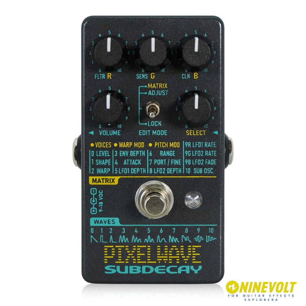 Subdecay　PixelWave Phase Distortion Synthesizer　/ ギターシンセ ノイズ フェイズディストーション ギター エフェクター