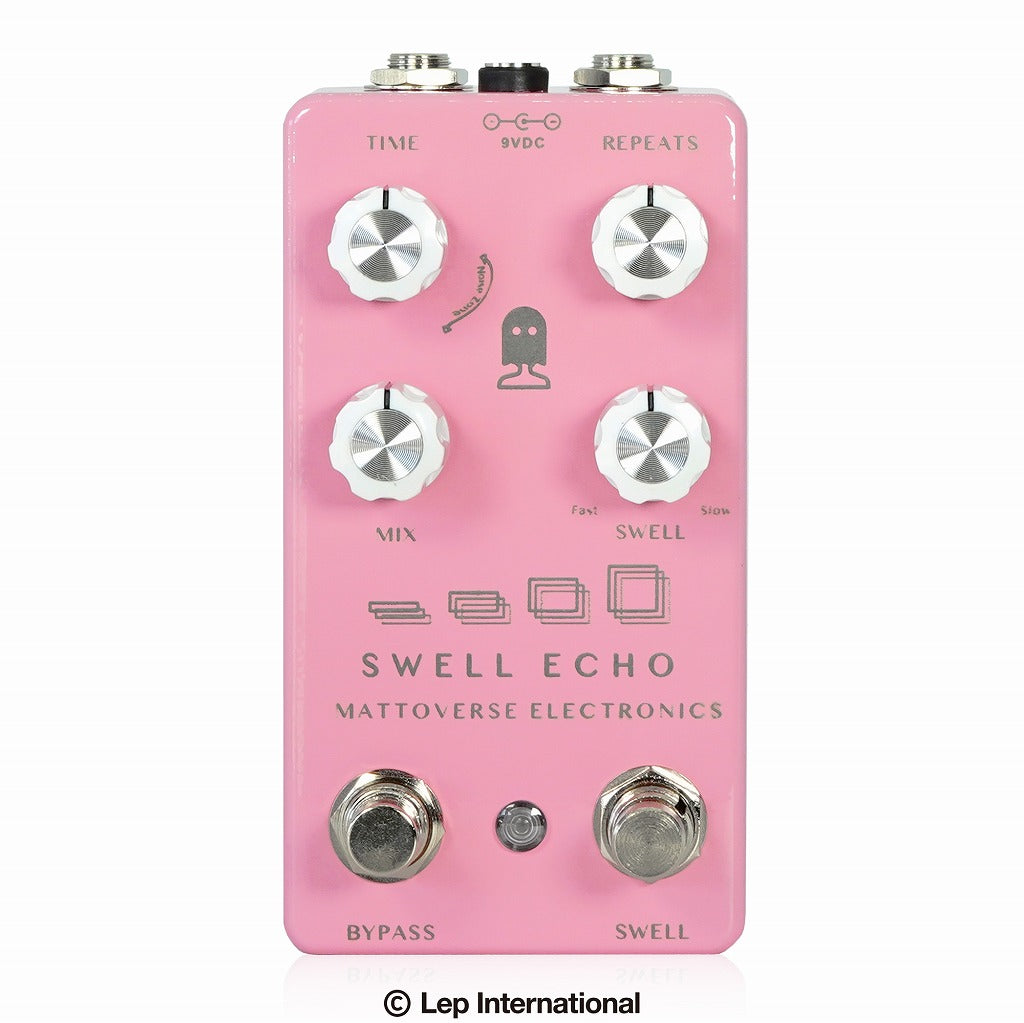 Mattoverse Electronics　Swell Echo Laser Etched Pink　/ ディレイ エフェクター