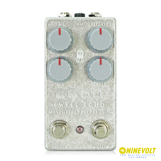 Mattoverse Electronics　Swell Echo Clear Acrylic Faceplate　/ ディレイ エフェクター ギター