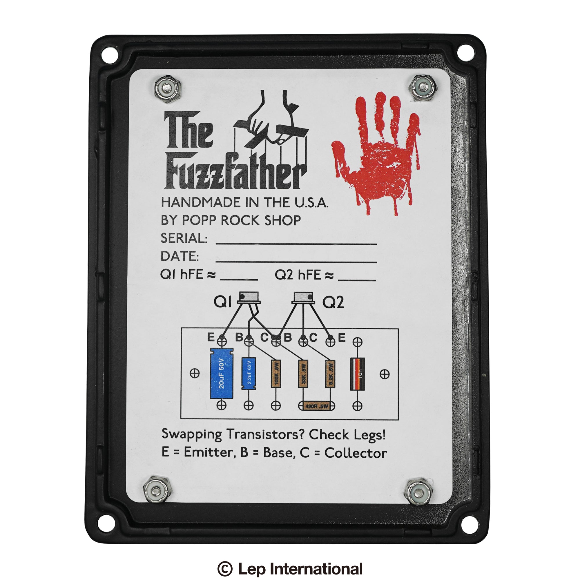 POPP ROCK SHOP THE FUZZFATHER / ファズ エフェクター ギター – NINEVOLT