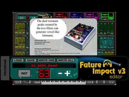 pandaMidi Solutions　Future Impact v3  / ベース ギター シンセサイザー ベースシンセ ギターシンセ