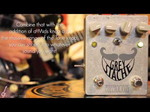 Fuzzrocious Pedals Grey Stache / ファズ ギター エフェクター – NINEVOLT